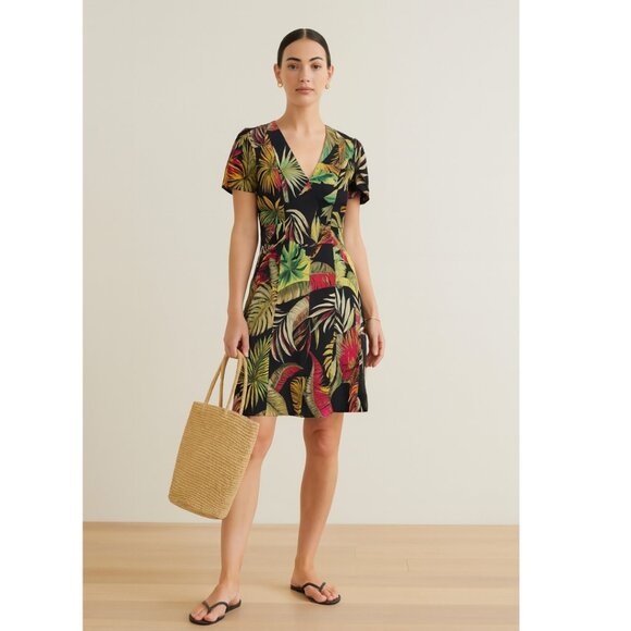 Petersyn Tropical Dress Small - Picture 1 of 10